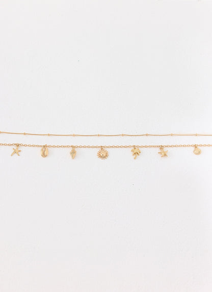 Ciao Charm Belly Chain - Gold