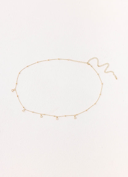 Crystal Haze Belly Chain - Gold